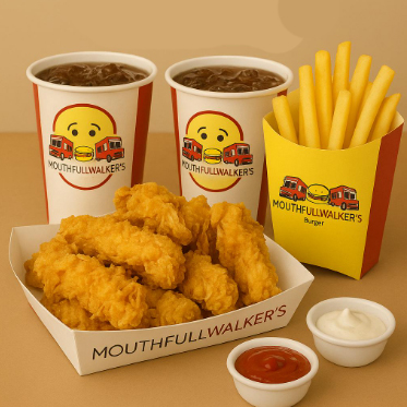 Peri Peri Chicken Strips + 2 Cold Drinks 60ML