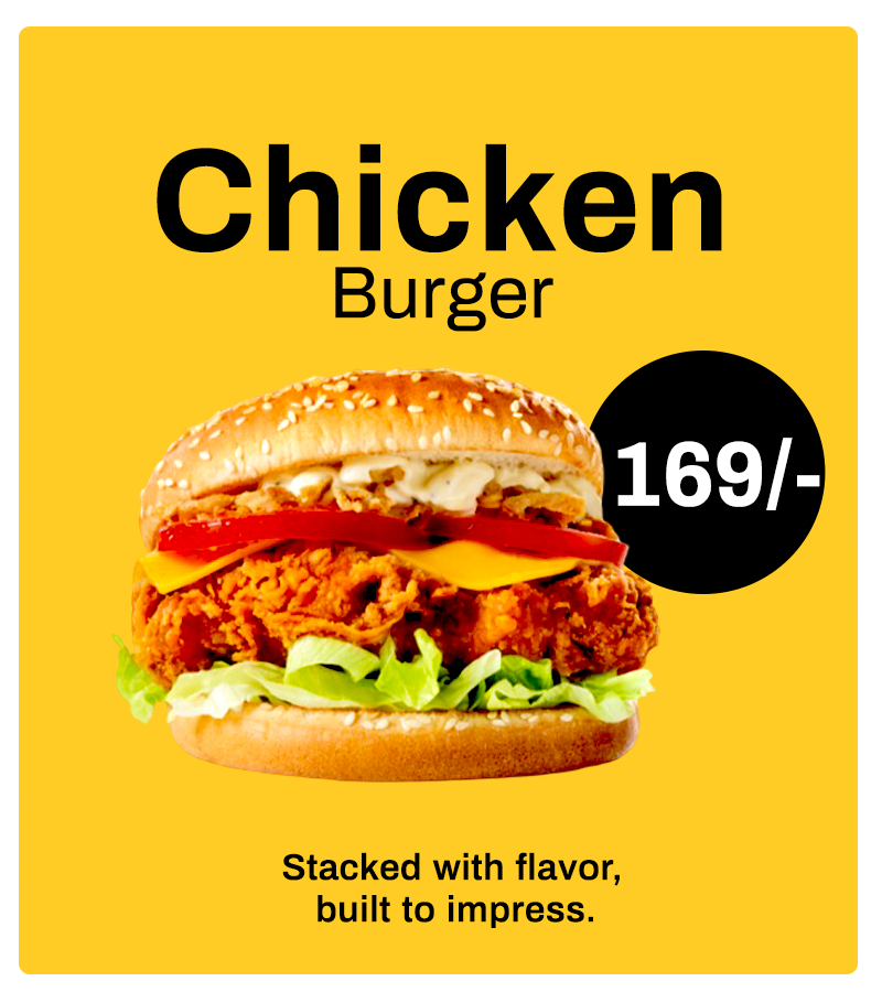 CHICKEN BURGER